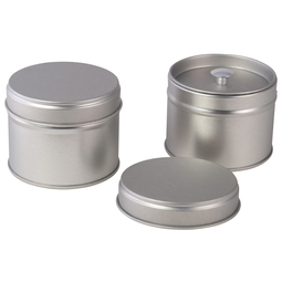 Best verkochte artikelen in de winkel: Mini Doppeldeckeldose für Tee. Runde Stülpdeckeldose, aus Weißblech, mit Innendeckel.